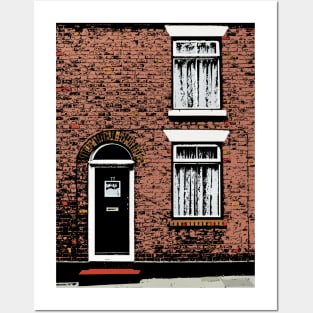 77 Barton Street, Macclesfield / Ian Curtis Original Fan Art Design Posters and Art